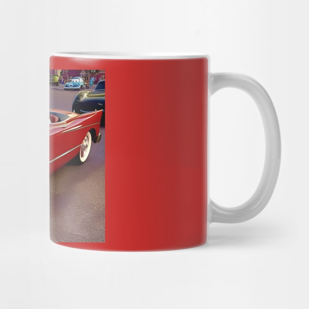 Red Vette Pixar Cars by CreativePhil